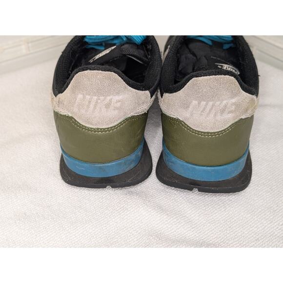 Nike Sneakers Internationalist Mid Black Gray Teal Womens Size 7.5 Shoes Running - Picture 7 of 10